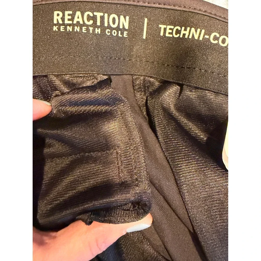 NWT Kenneth Cole Reaction Techni-Cole Mens Black Performance Pant 32x29 Gorpcore